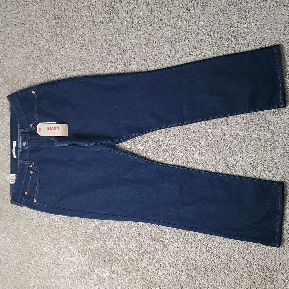 NEW Levi's Men pants Jean relaxed straight 4 pocket blue  sz 30x32